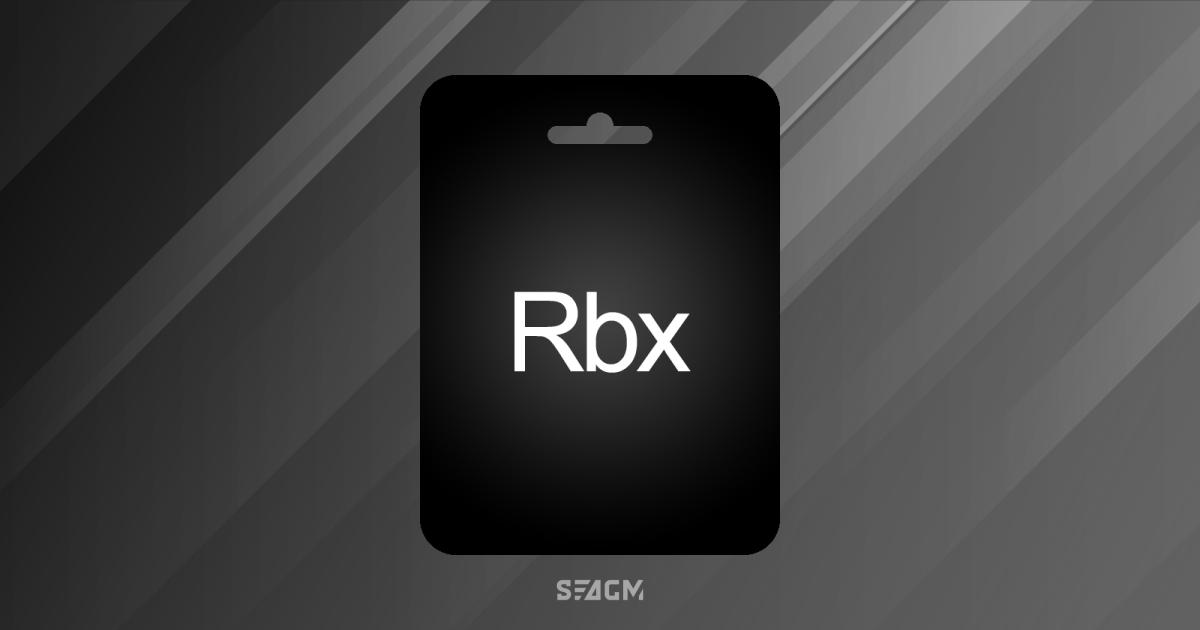 Top Up Rbx Gift Card AE Online Game Store SEAGM SEAGM