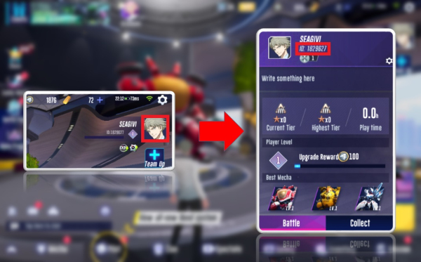 how to super mecha champions user id