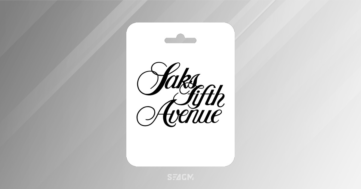Saks Fifth Avenue Gift Card; An Attractive Choice - EZ PIN - Gift
