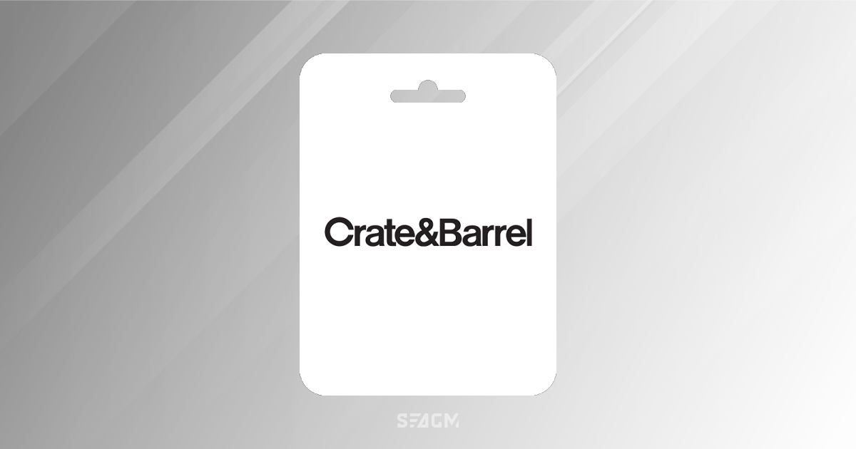 Buy Crate and Barrel Gift Card (US) Gift Card SEAGM