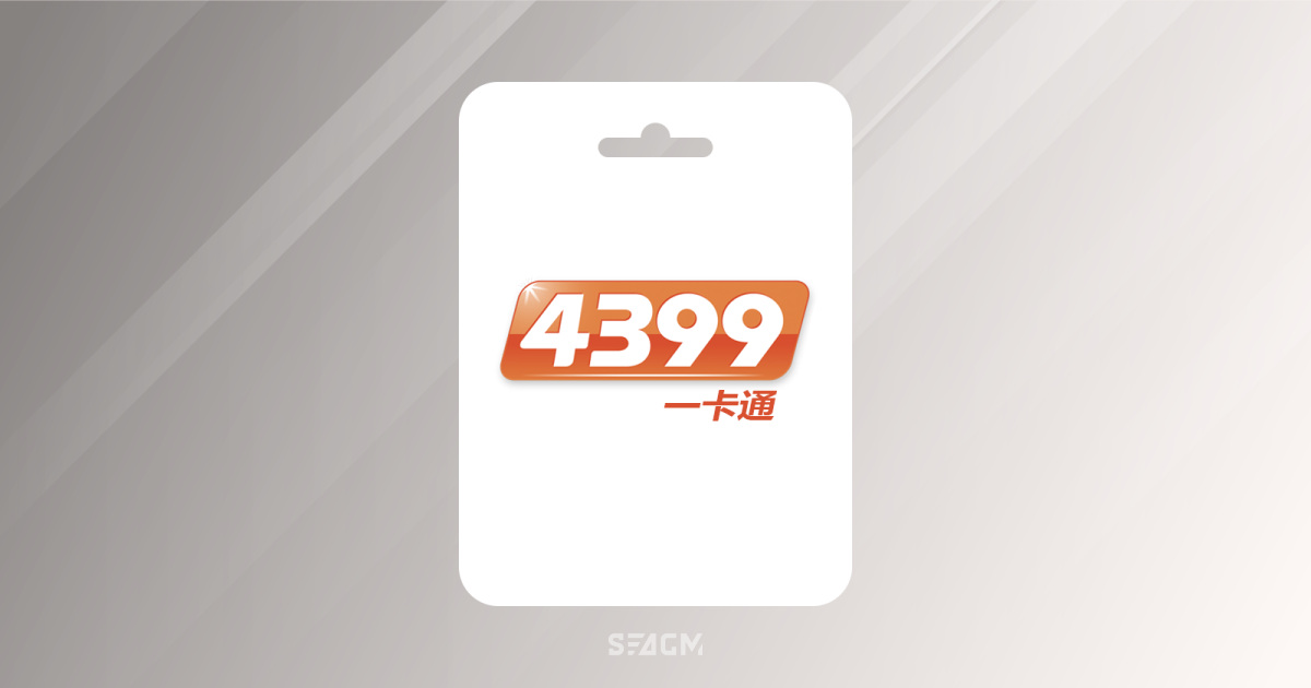 Buy Cheaper 4399一卡通 Cn Prepaid Card Seagm