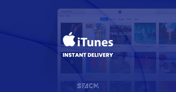 قم بشراء بطاقة هدايا Apple iTunes مع التسليم الفوري لمتجر التطبيقات