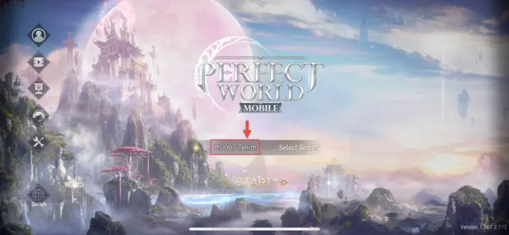 how to find perfect world server?
