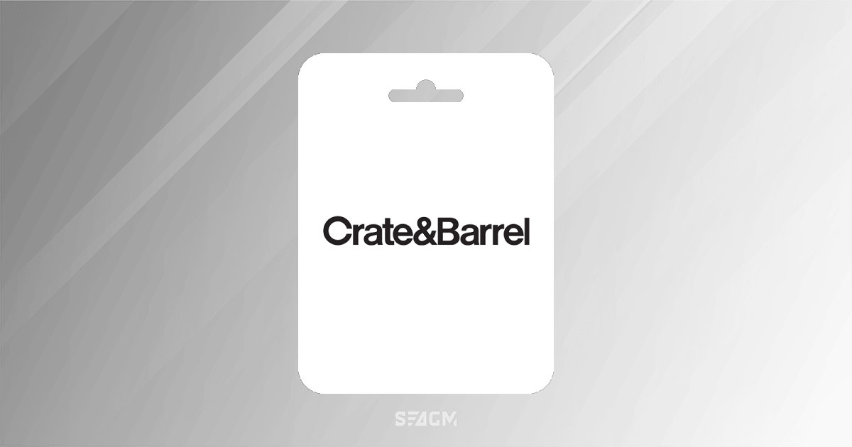 Barrell Card Compra barato Crate and Barrel Gift Card (US) Online - SEAGM