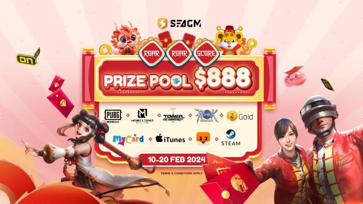 SEAGM Roar Roar Score | Prize Pool of $888