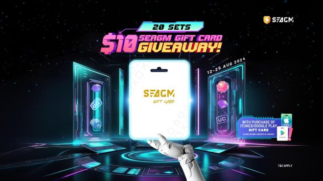 SEAGM $200 Gift Cards Giveaway