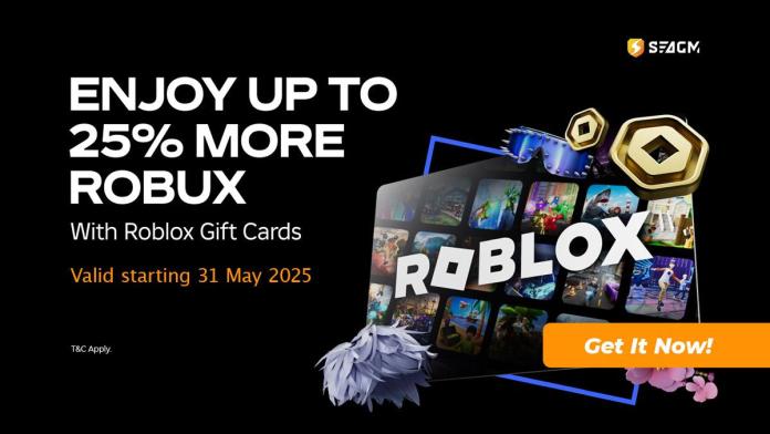 Enjoy Up to 25% More Robux!