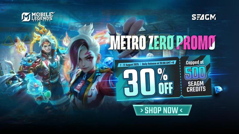 Enjoy 30% off Diamonds with MLBB’s Metro Zero Update!