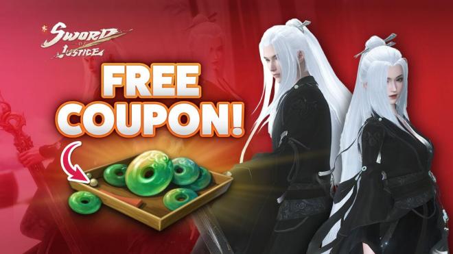 December 2025 Sword of Justice Redeem Free 50% Off Ornate Jade Coupon