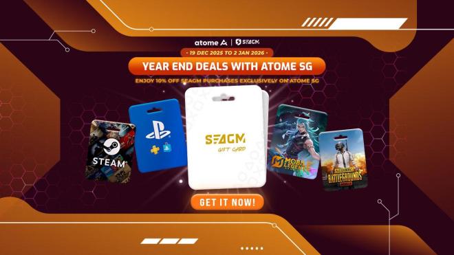 Save More on SEAGM with Atome SG This Year-End!