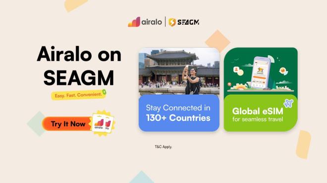 Airalo Discover eSIM Is Now Available on SEAGM