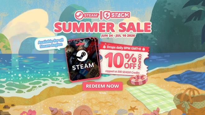 Enjoy 10% With Steam Summer Sales Coupon!